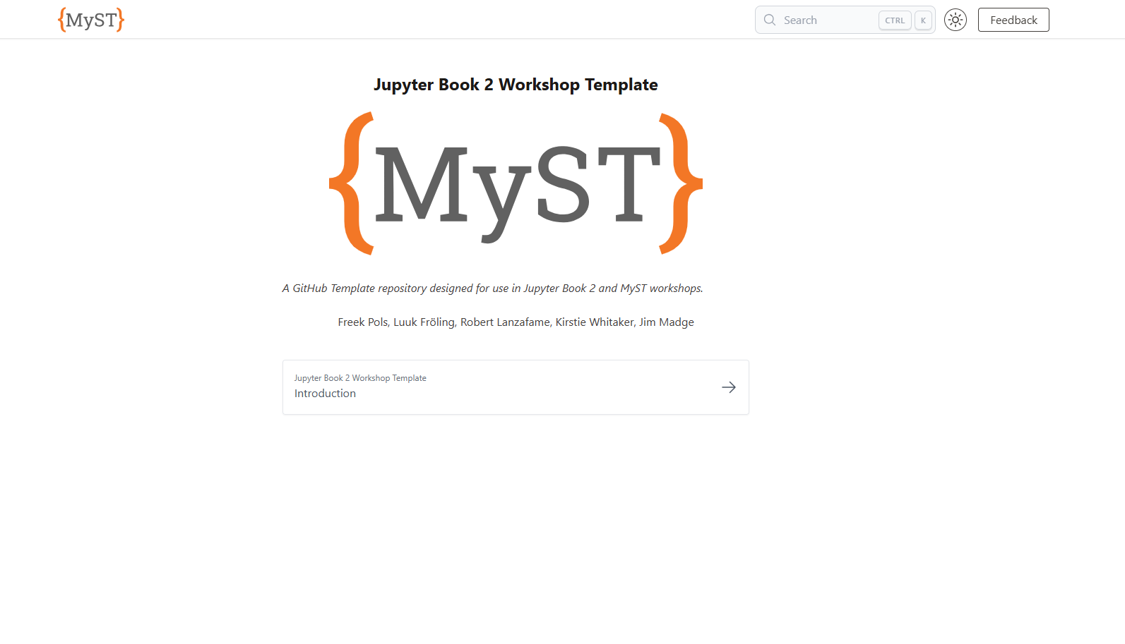 The home page of your new site, which you can visit once the GitHub Action workflow has successfully completed.